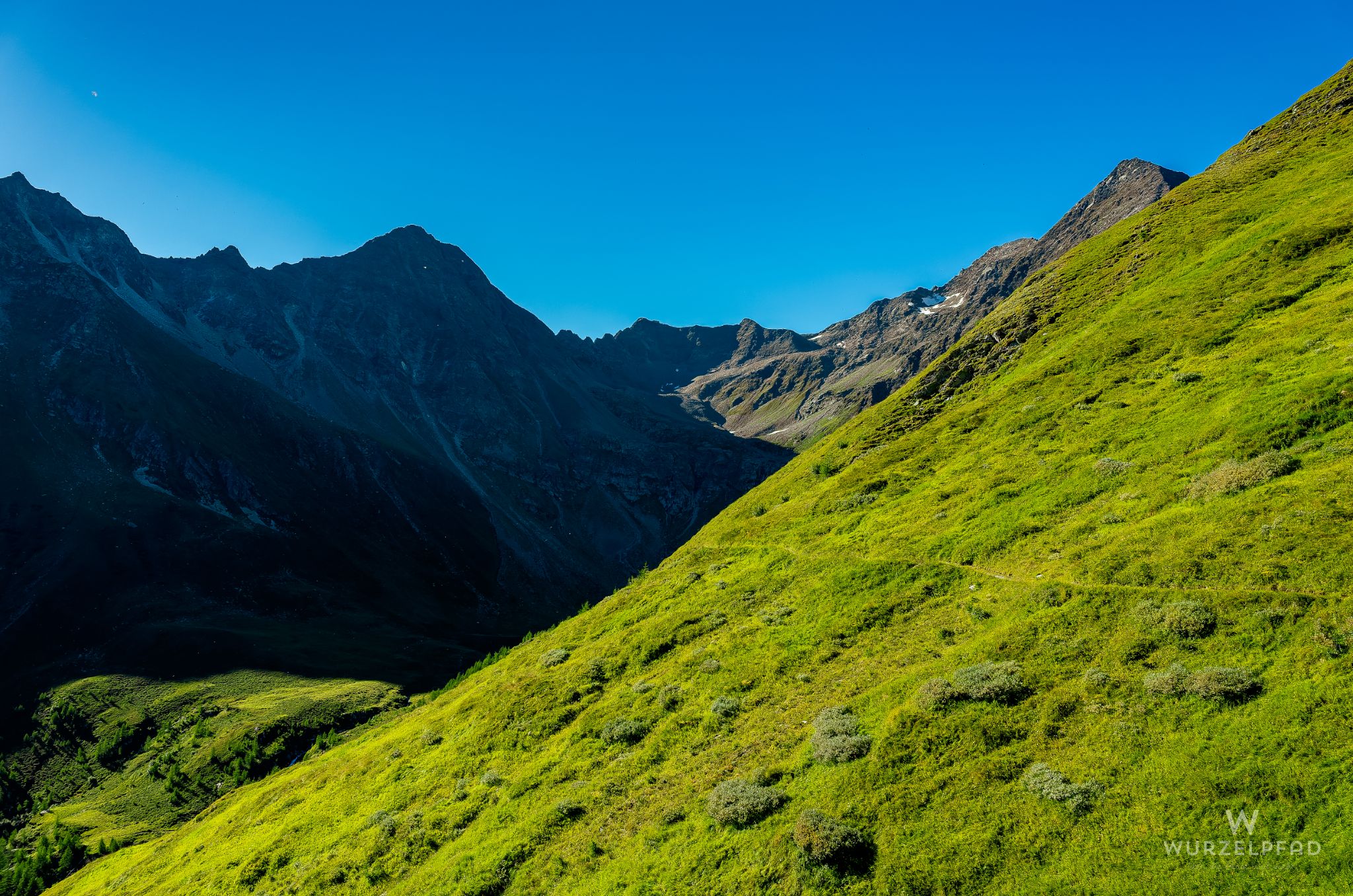 Rücksblick zum Berger Törl